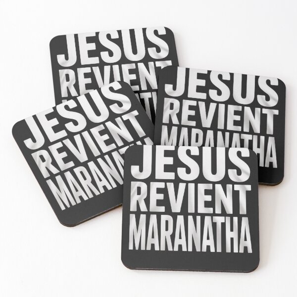 Item preview, Jesus Revient Maranatha designed and sold by Eskomeranola.