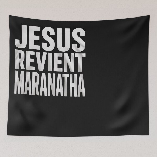 Item preview, Jesus Revient Maranatha designed and sold by Eskomeranola.