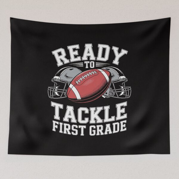 Item preview, Ready To Tackle First Grade First Day Of School designed and sold by portcrysral.