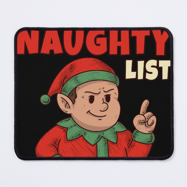 Item preview, Funny Naughty Elf Christmas – I’m On The Naughty List I Regret Nothing designed and sold by Kewessthetic.