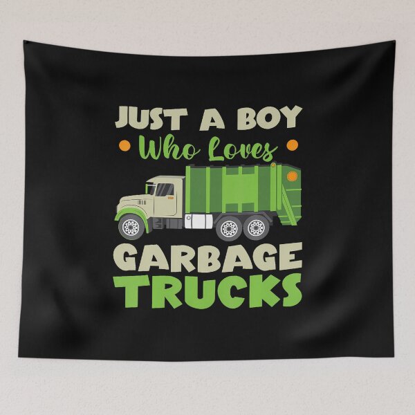 Item preview, Just A Boy Who Loves Garbage Trucks designed and sold by CaraRuth.