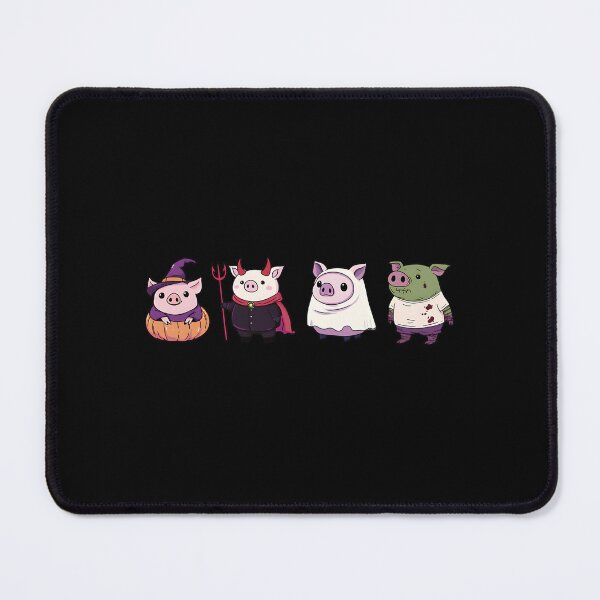 Item preview, Four Little Piggies Go Spooky – Cute Halloween Pig Design designed and sold by mtkugzkrp69.