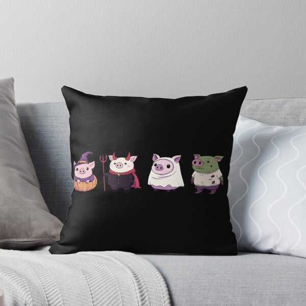 Item preview, Four Little Piggies Go Spooky – Cute Halloween Pig Design designed and sold by mtkugzkrp69.