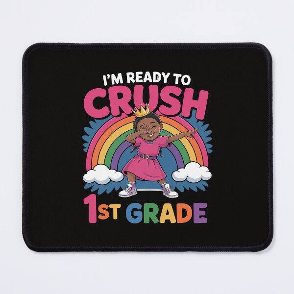 Item preview, Ready to Crush 1st Grade Black Girl First Day of School designed and sold by portcrysral.