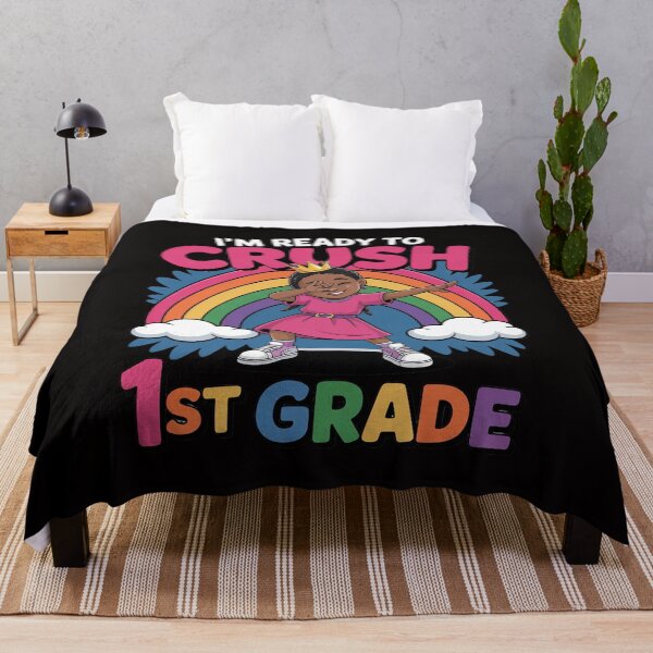 Item preview, Ready to Crush 1st Grade Black Girl First Day of School designed and sold by portcrysral.