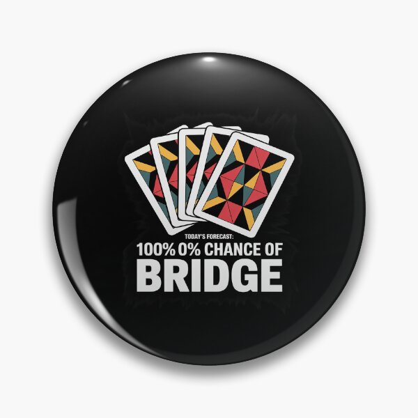 Item preview, Today's Forecast 100% Chance of Bridge Card Game designed and sold by BubblePancake.