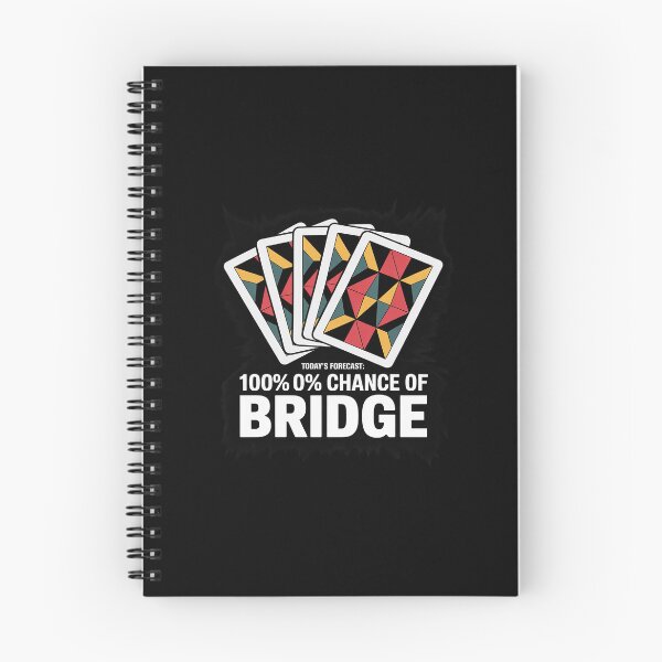 Item preview, Today's Forecast 100% Chance of Bridge Card Game designed and sold by BubblePancake.