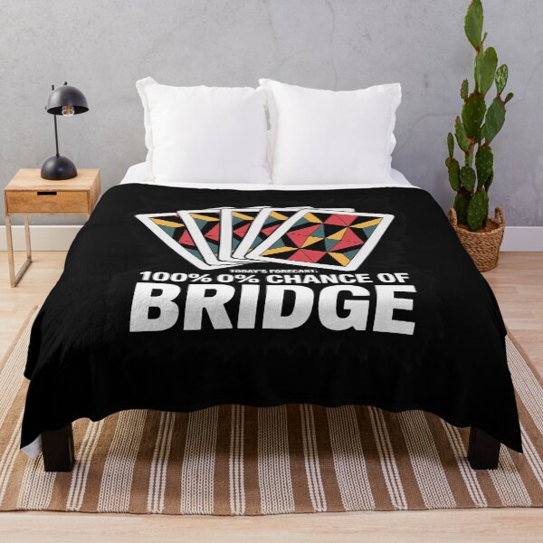 Item preview, Today's Forecast 100% Chance of Bridge Card Game designed and sold by BubblePancake.