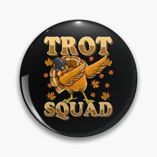 Item preview, Cute Squad Fall Gobble Thanksgiving Trot Happy 80s designed and sold by CalvinVanAuken.