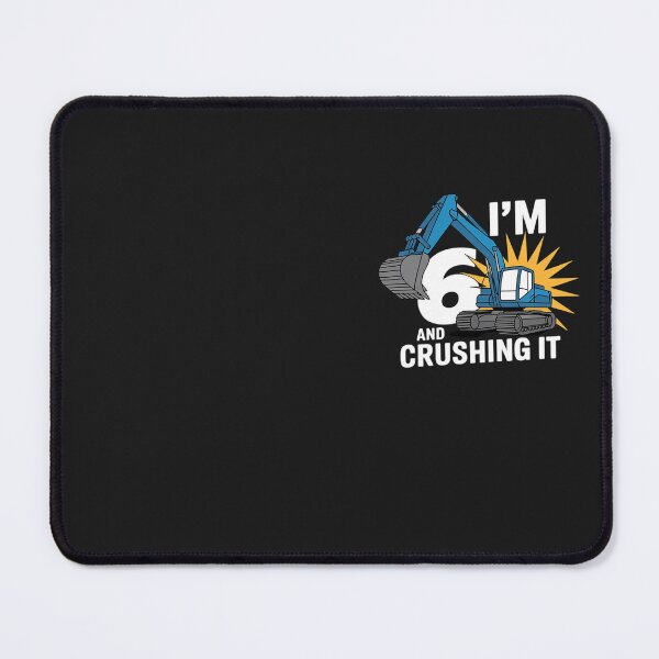 Item preview, Kids Youth Kids I'm 6 and Crushing it Bulldozer Birthday Design designed and sold by Eskomeranola.