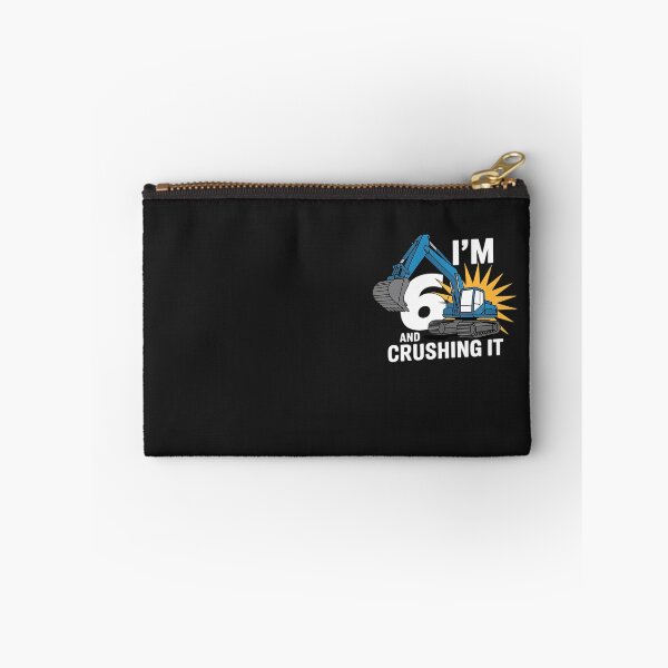 Item preview, Kids Youth Kids I'm 6 and Crushing it Bulldozer Birthday Design designed and sold by Eskomeranola.