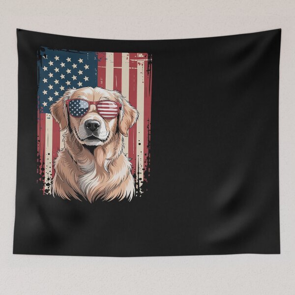Item preview, Labrador Retriever Shirt Independence Day 4th July USA Flag designed and sold by Eskomeranola.