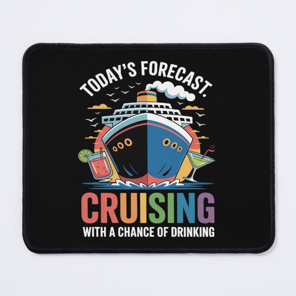 Item preview, Today's Forecast Cruising Drinking Fun Spirits Beverage designed and sold by BubblePancake.