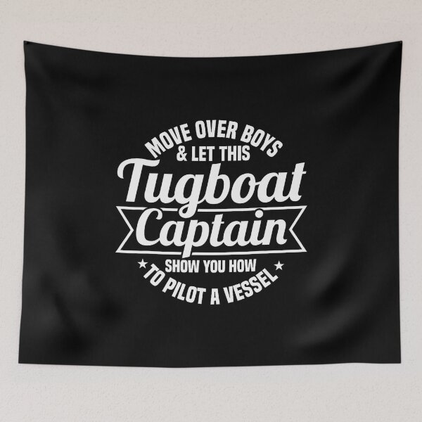 Item preview, Towboat And Tug Boat Captain Design For A Tugboat Captain designed and sold by CaraRuth.