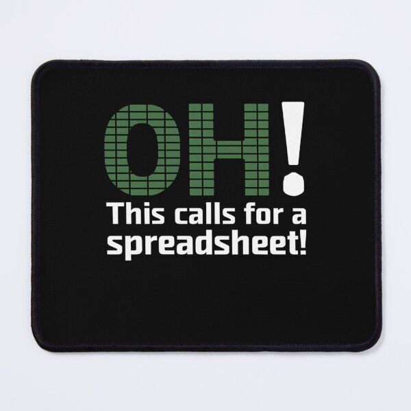 Item preview, Nerd Holiday Spreadsheet Calls Classic Fashion Oh For Funny This Christmas designed and sold by JasonCorvar.