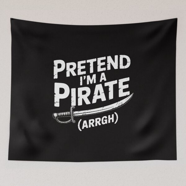 Item preview, Pretend I'm A Pirate Halloween designed and sold by portcrysral.