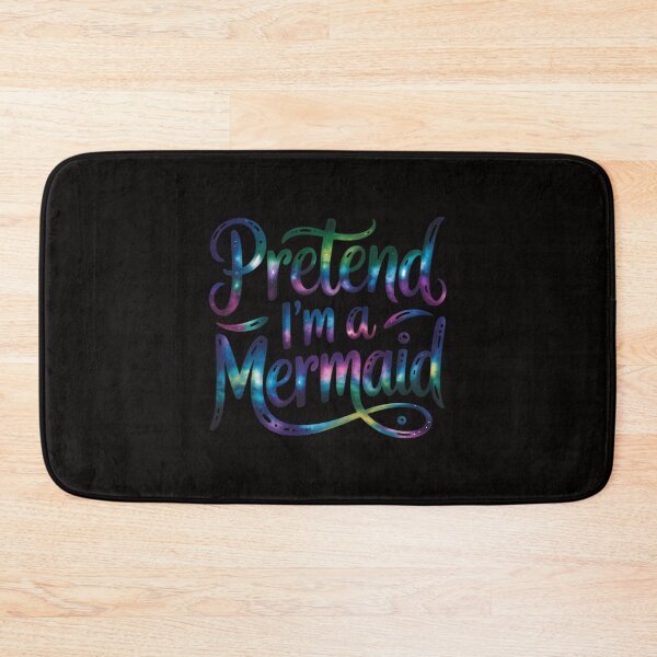 Item preview, Pretend I'm A Mermaid Lazy Mermaid Halloween designed and sold by portcrysral.