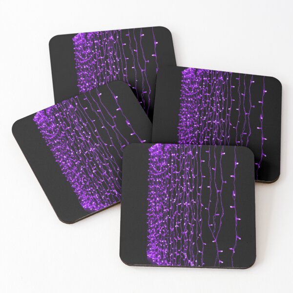 Item preview, Purple LED Light Curtain – Enchanting Vertical Glow Display designed and sold by PixelVibe782.