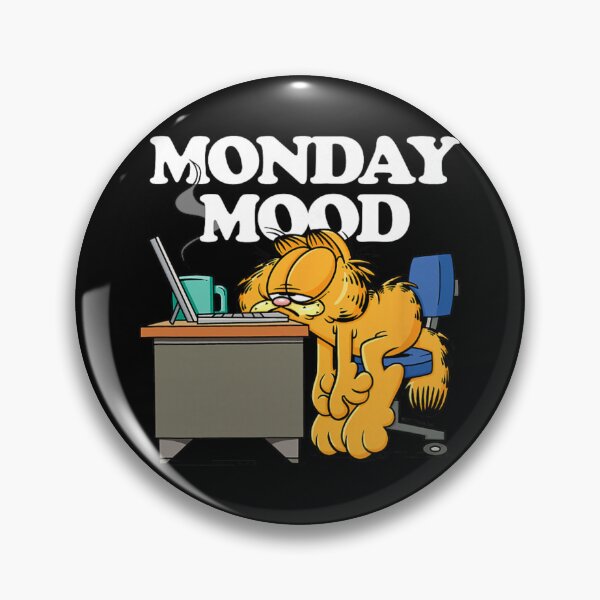 Item preview, Garfield Moody Monday, Boredom Humor Graphic  designed and sold by freelschrabo.