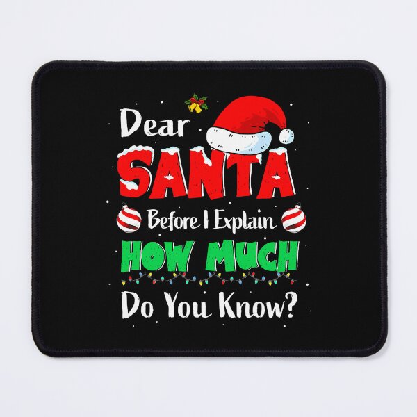 Item preview, Explain List Can Santa On Naughty Christmas I The Funny Santa Dear designed and sold by JoelyNavarro.
