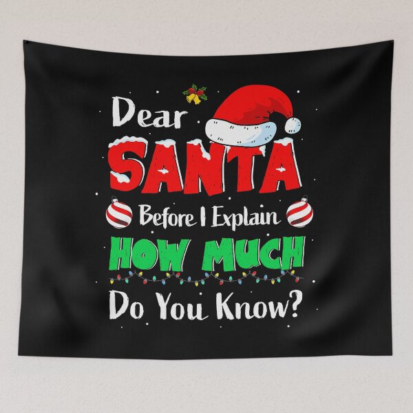 Item preview, Explain List Can Santa On Naughty Christmas I The Funny Santa Dear designed and sold by JoelyNavarro.