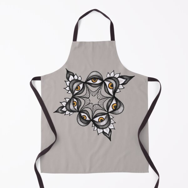 Item preview, The watchers - trippy monochrome weird art designed and sold by Boriana Giormova.