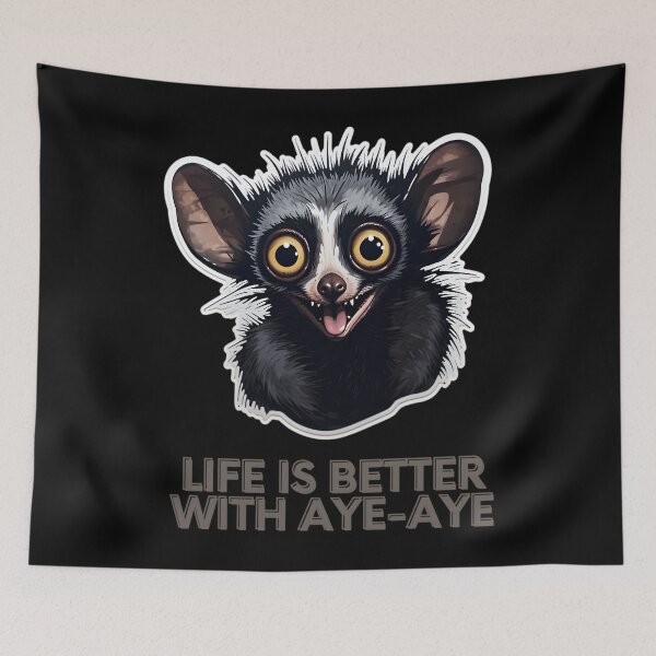 Item preview, Cute Aye-Aye Monkey designed and sold by mtkugzkrp69.