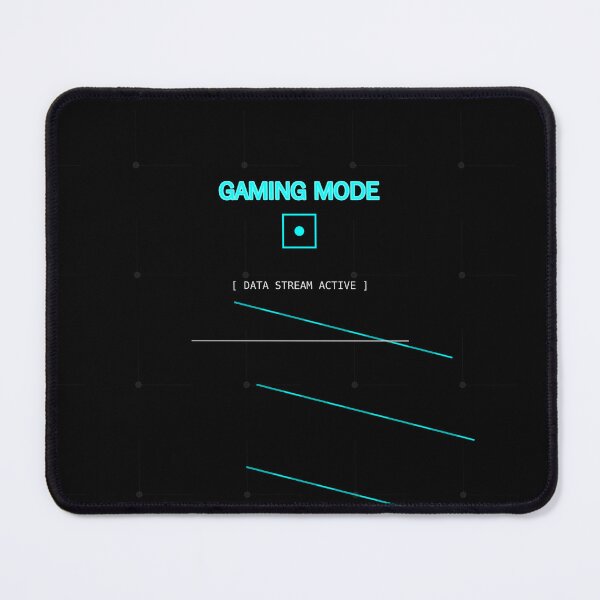 Artikelvorschau, Spielmodus: Datenstrom aktiv – Cyberpunk-Tech-Design entworfen und verkauft von PrintMadog.