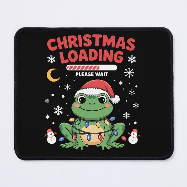 Item preview, Christmas frog Loading Holiday Xmas Gift Family Cute Winter designed and sold by Moxizz.
