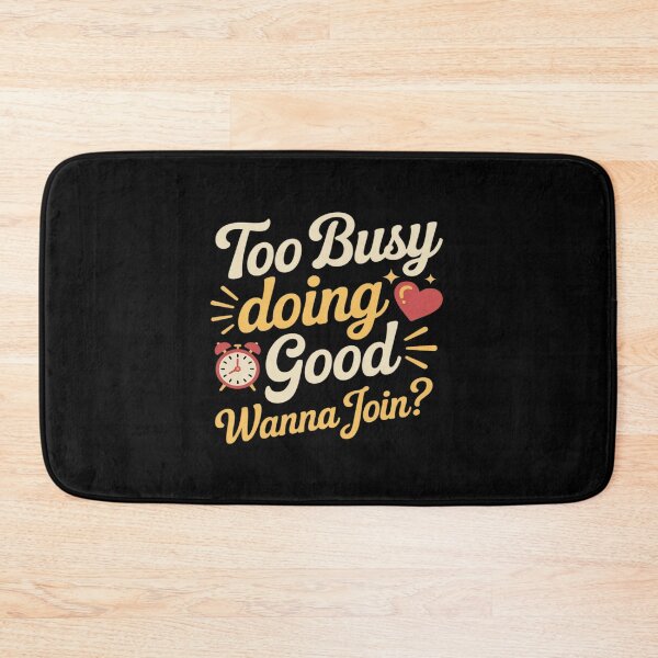 Item preview, Too Busy Doing Good Volunteer Time Heart Charity designed and sold by NetoGalaxy.