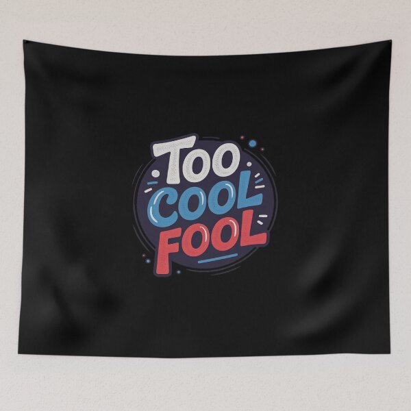 Item preview, Too Cool Fool Logo designed and sold by NetoGalaxy.