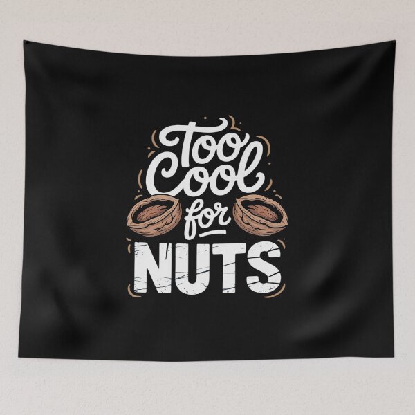 Item preview, Too Cool for Nuts Nut Free Diet Allergy Awareness designed and sold by NetoGalaxy.