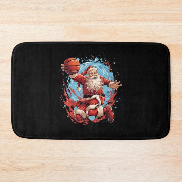 Item preview, Christmas Santa Claus Basketball Xmas designed and sold by BeulahJoseph.