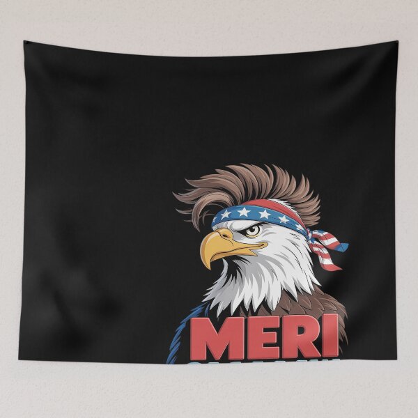 Item preview, meri-caaaaaw - Eagle Mullet 4th Of July USA American Flag designed and sold by Bstilablhot.