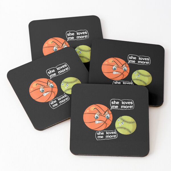 Item preview, She Loves Me More Angry Basketball Softball Fighting Arguing designed and sold by ToriCarylon.