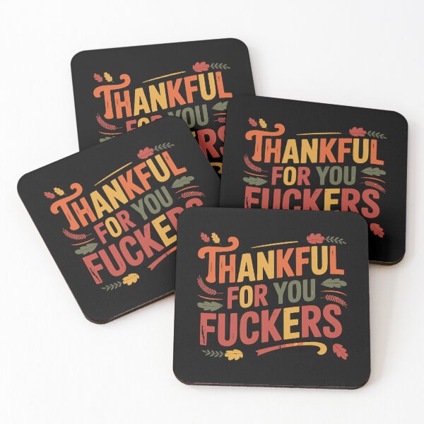 Item preview, Fall for Funny Thanksgiving Fuckers Thankful You 90s Humor designed and sold by JasonesNance.