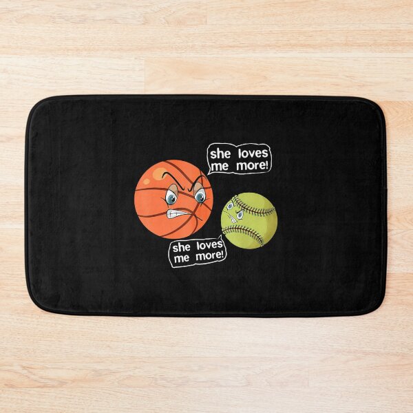 Item preview, She Loves Me More Angry Basketball Softball Fighting Arguing designed and sold by ToriCarylon.