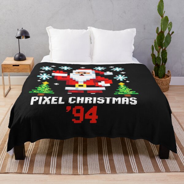 Item preview, Pixel Christmas 94 8-Bit Santa Claus Tee - Nostalgic Gaming Holiday designed and sold by ZyxDes.