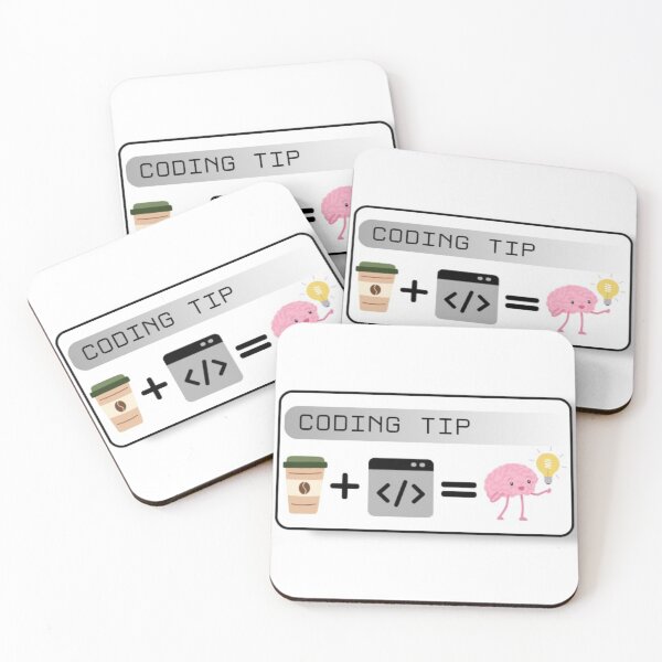 Item preview, Coding Tip : Coffee+Code=Idea designed and sold by Lucky Arts With Love.
