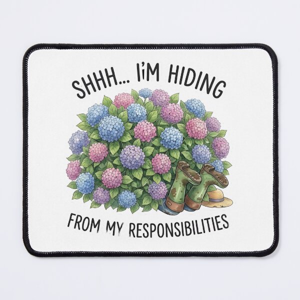 Item preview, Funny Gardener Shirt I'm Hiding from Responsibilities designed and sold by auxincaftan0o.