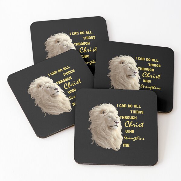 Item preview, I Can Do All Things Through Christ Beautiful Christian Lion designed and sold by ToriCarylon.