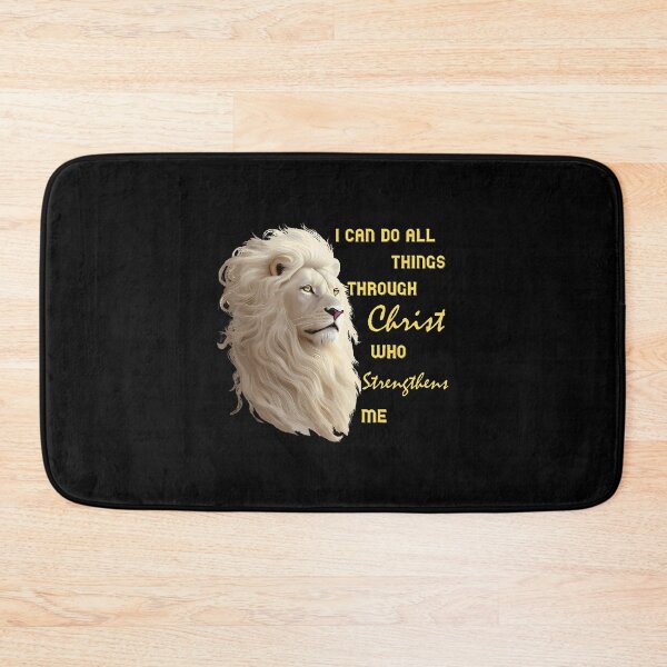 Item preview, I Can Do All Things Through Christ Beautiful Christian Lion designed and sold by ToriCarylon.