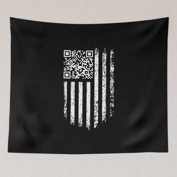 Item preview, Trump Dance QR with America Flag  designed and sold by vandynebeth.