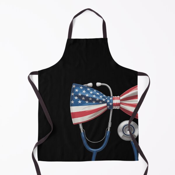 Item preview, Nurse Nurse RN ER 4th July America Coquette Bow Stethoscope designed and sold by Bstilablhot.