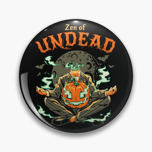 Item preview, Zen of Undead – Pumpkin Head Meditation designed and sold by Pupung oktavian.