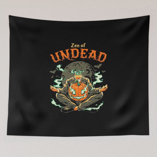 Item preview, Zen of Undead – Pumpkin Head Meditation designed and sold by Pupung oktavian.
