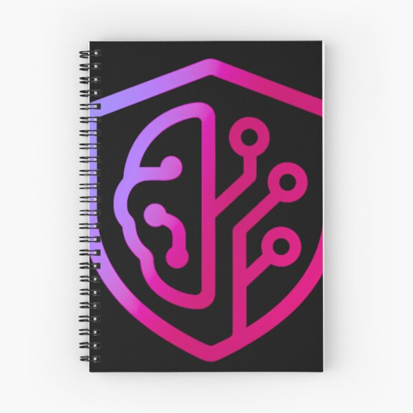 Item preview, Ai Security Tech Logo - Circuit Brain Shield Purple Gradient designed and sold by sIQurityShop.