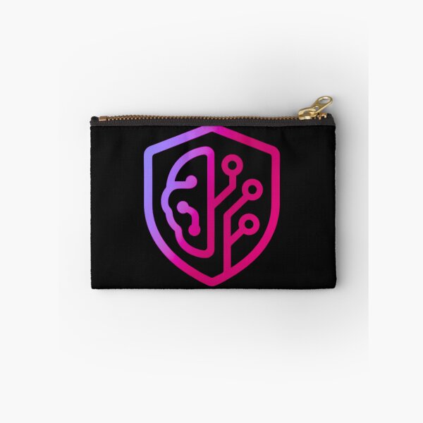 Item preview, Ai Security Tech Logo - Circuit Brain Shield Purple Gradient designed and sold by sIQurityShop.