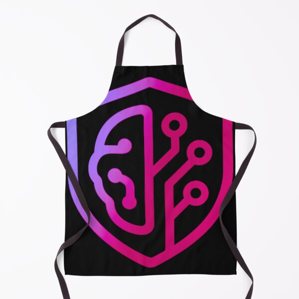 Item preview, Ai Security Tech Logo - Circuit Brain Shield Purple Gradient designed and sold by sIQurityShop.