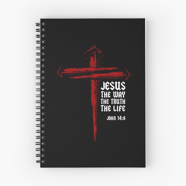 Item preview, Christian Cross Nails Jesus Faith John 146 Bible Verse designed and sold by MindyMarianela.